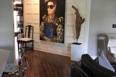 Trendy family room photo in Austin