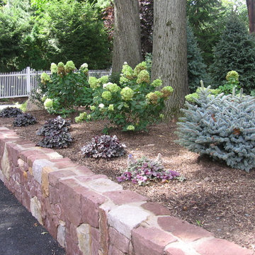 Stonework - Wall and Planting