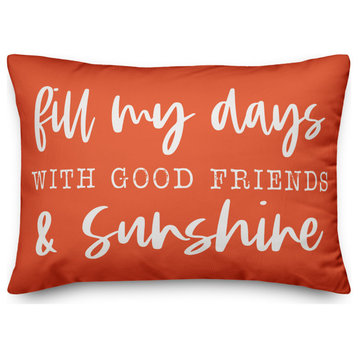 Good Friends Sunshine 14x20 Spun Poly Pillow