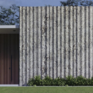 Curtain Fluting Wall Cladding - Stone Art By SKL