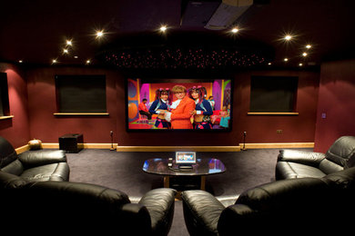 Design ideas for a home theatre in Other.