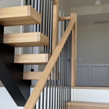 Project #139 | Four Story Modern Floating Staircase