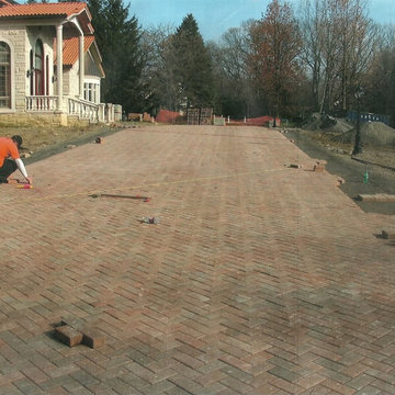 19,000 Square foot Paver Driveway