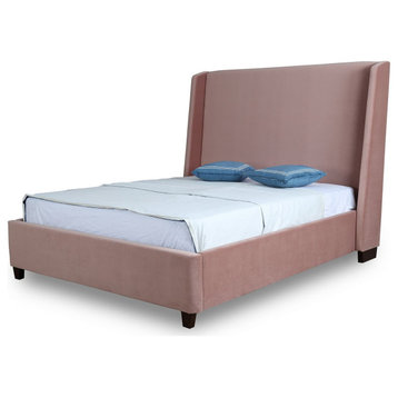 Parlay Queen-Size Bed, Blush