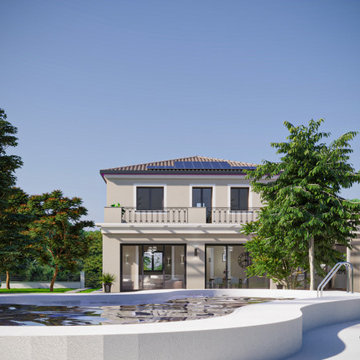 RENDERING ESTERNI LUXURY VILLA
