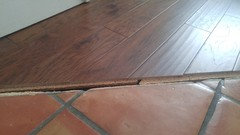 Floor Transition Saltillo Tile High, Can You Put Wood Floors Over Saltillo Tile