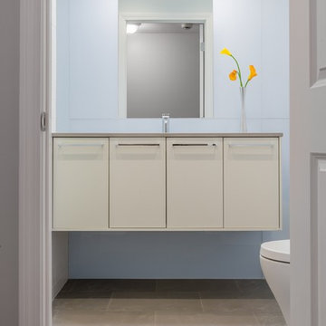 A concrete application to a Waltham kitchen renovation