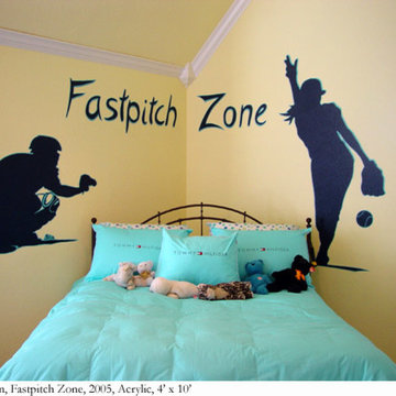 Girl's Bedroom Murals