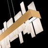 Modern Forms PD-68146 Acropolis 46"W LED Abstract Linear - Aged Brass