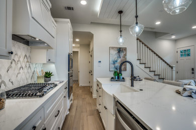 Inspiration for a cottage kitchen remodel in Dallas