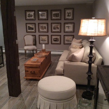 Updated Farmhouse Basement