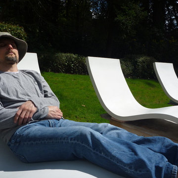 Concrete Lounge Chairs