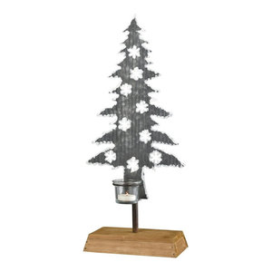 Christmas Tree Tealight Candle Holder 36 Transitional Candleholders By Pier Surplus