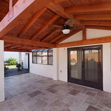 Oceanside Gable Roof Patio Cover Renovation