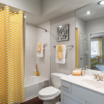 Yellow & Gray Bathroom