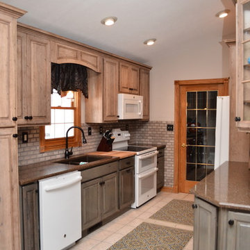 North Judson, Indiana. Haas Signature Collection, Rustic Hickory Kitchen