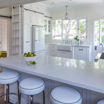 Whimsical Vintage Inspired Farmhouse Kitchen Remodel