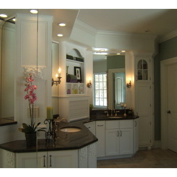 Kitchen, Bath and Fireplace