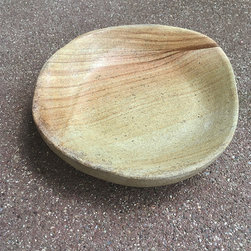 Hand-Carved Sandstone Soap Dish - Soap & Lotion Dispensers
