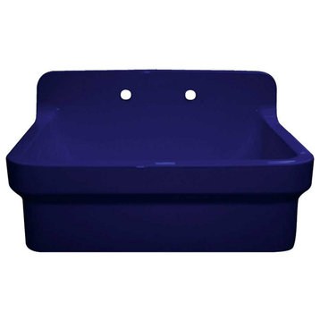 Whitehaus OFCH2230 Old Fashioned Country 30" Single Basin Kitchen - Sapphire