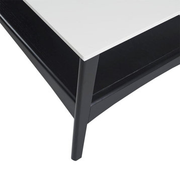Coffee Table, Off-White/Black, Belen Kox