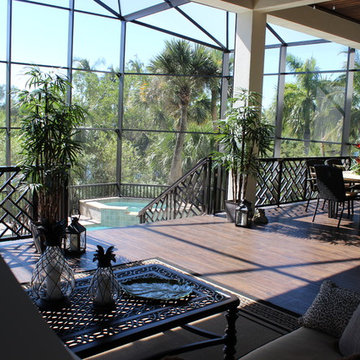 Tropical Veranda - Exterior Aluminum Rail