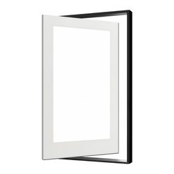 WP1L-PIVOT: PIVOT WOOD DOOR PRE-HUNG WITH PIVOT HINGE, METAL FRAME & SILL - CLEAR GLASS SQUARE STICKING - EXTERIOR GRADE (1-3/4") - Interior Doors