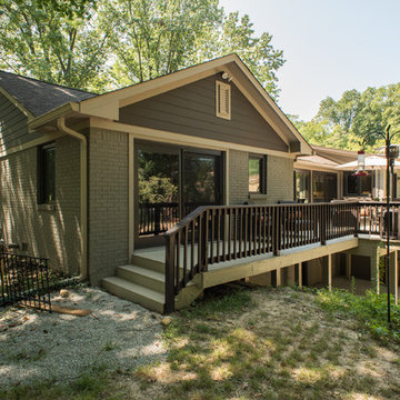 Fishers,IN Kitchen expansion and Exterior Transformation