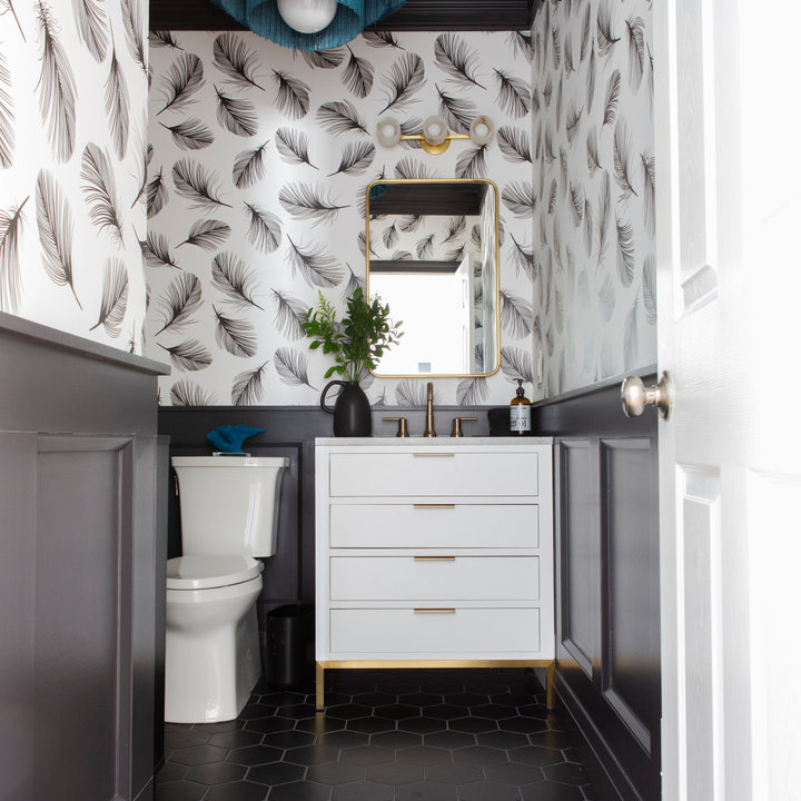 75 Beautiful Cloakroom With Wallpapered Walls Ideas And Designs June 75-beautiful-cloakroom-with-wallpapered-walls-ideas-and-designs-june