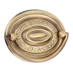 Armac Stamped Brass Oval Bail Pull - Cabinet And Drawer Handle Pulls