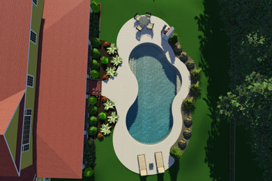Organic swimming pool