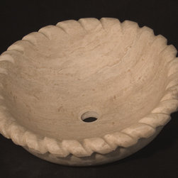 Authentic Durango Stone&trade; - Authentic Durango Stone&trade; Carved Basin - Bathroom Sinks
