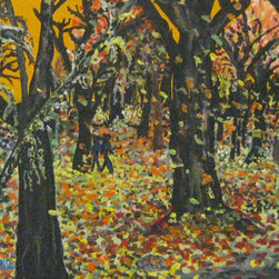 "Future Decisions" Original painting from Reginald K Gee Fall Art Collection - Paintings