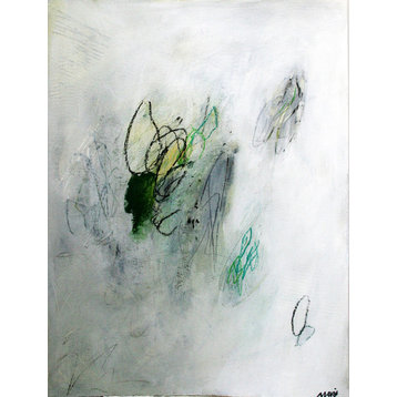 Minimalist Abstract Green Painting II