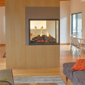 Piedmont 3-Sided Fireplace