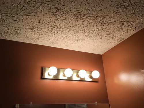 Replace Builder Bathroom Lights
