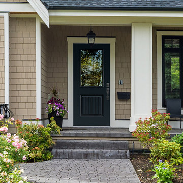 Masonite Belleville 1 Panel Plank Front Door
