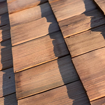 Heavy wood shakes Danville - 100% vertical grain