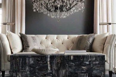 Inspiration for a living room remodel in Orange County