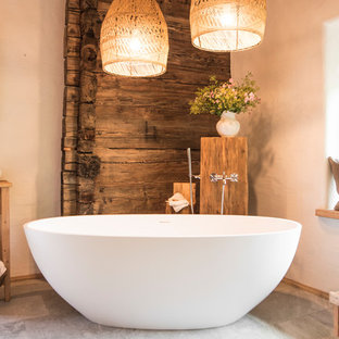 Kunden-Bad  - Piemont - freistehende Mineralguss-Badewanne - Bädermax