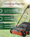 120V Power Lawn Dethatcher 4-cutting Weeding Corded Foldable Electric Scarifier