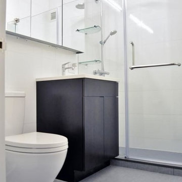 Midtown East, NYC: Modern Bath Remodel