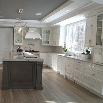 White hood kitchen
