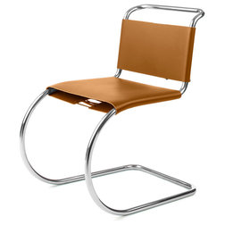 Contemporary Dining Chairs MR Side Chair, Light Brown