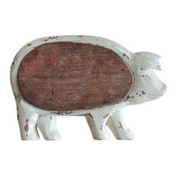 Distressed Pig Hanging Cutting Board - Cutting Boards