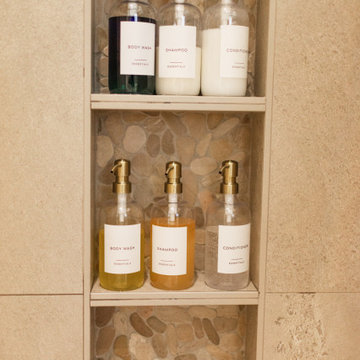 Lux Modern Spa Master bathroom