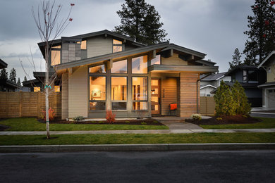 Inspiration for a 1950s exterior home remodel in Other