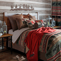 "Backwoods" Bedding Ensemble by Carstens, Inc. - Comforters And Comforter Sets