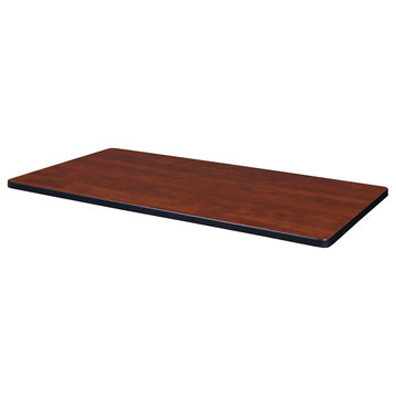 42" x 24" Rectangle Laminate Table Top- Cherry/Maple