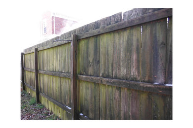 Chesterfield Fence Before and After